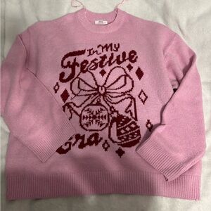 “In my festive era” holiday sweatshirt. Ardene. Size XL.